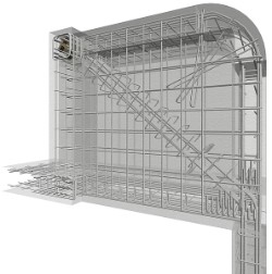 Detailbewehrung in 3D-Darstellung